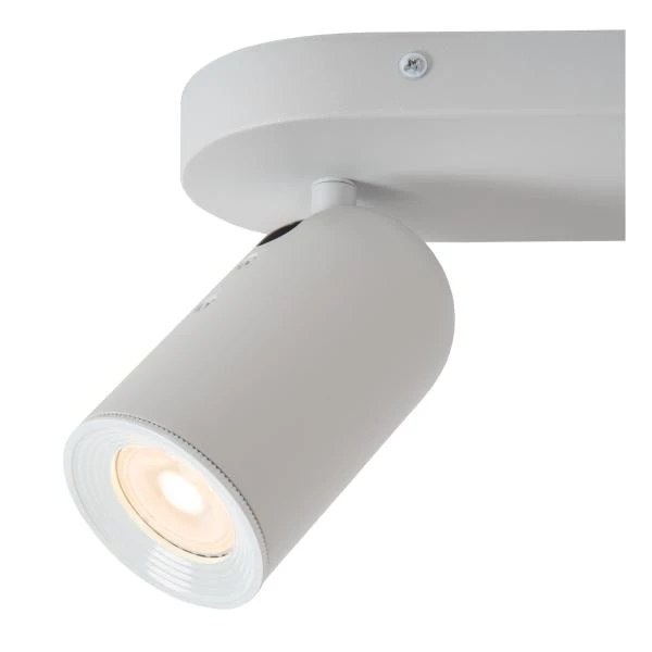 Lucide PUNCH - Ceiling spotlight - 2xGU10 - White - detail 1